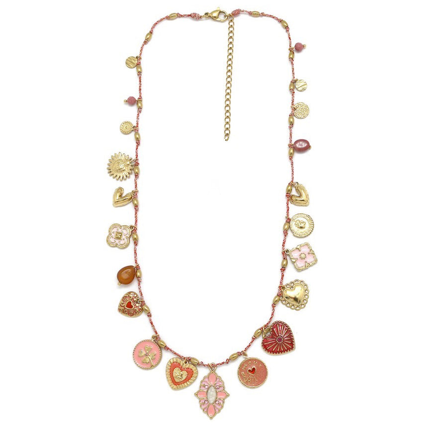 Collier Chaîne à Pampilles – Charms Bohème Chic