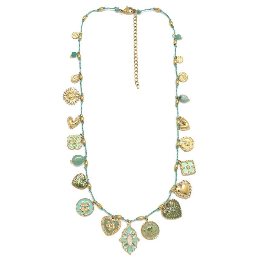 Collier Chaîne à Pampilles – Charms Bohème Chic