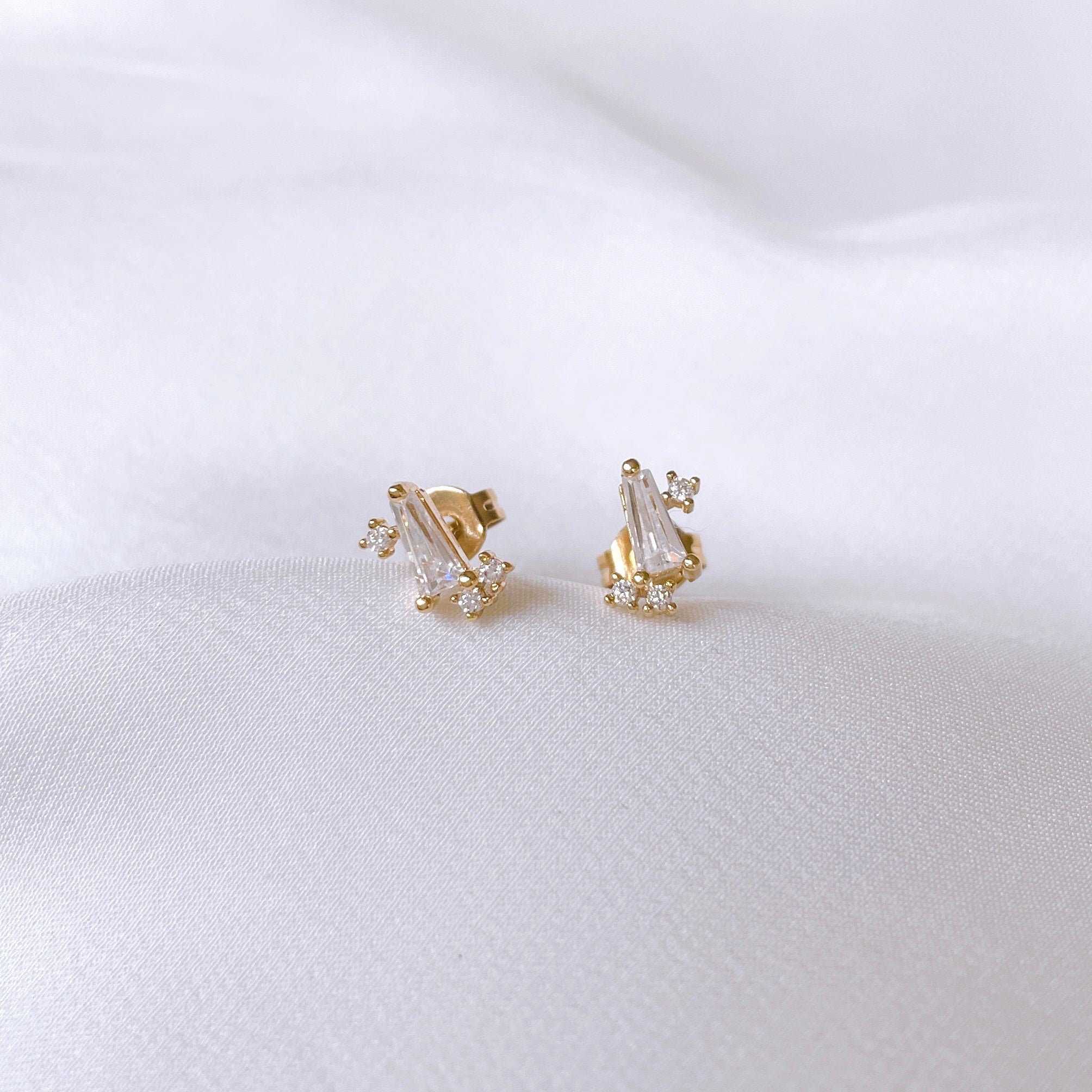 Gold-plated “Lenny” earrings