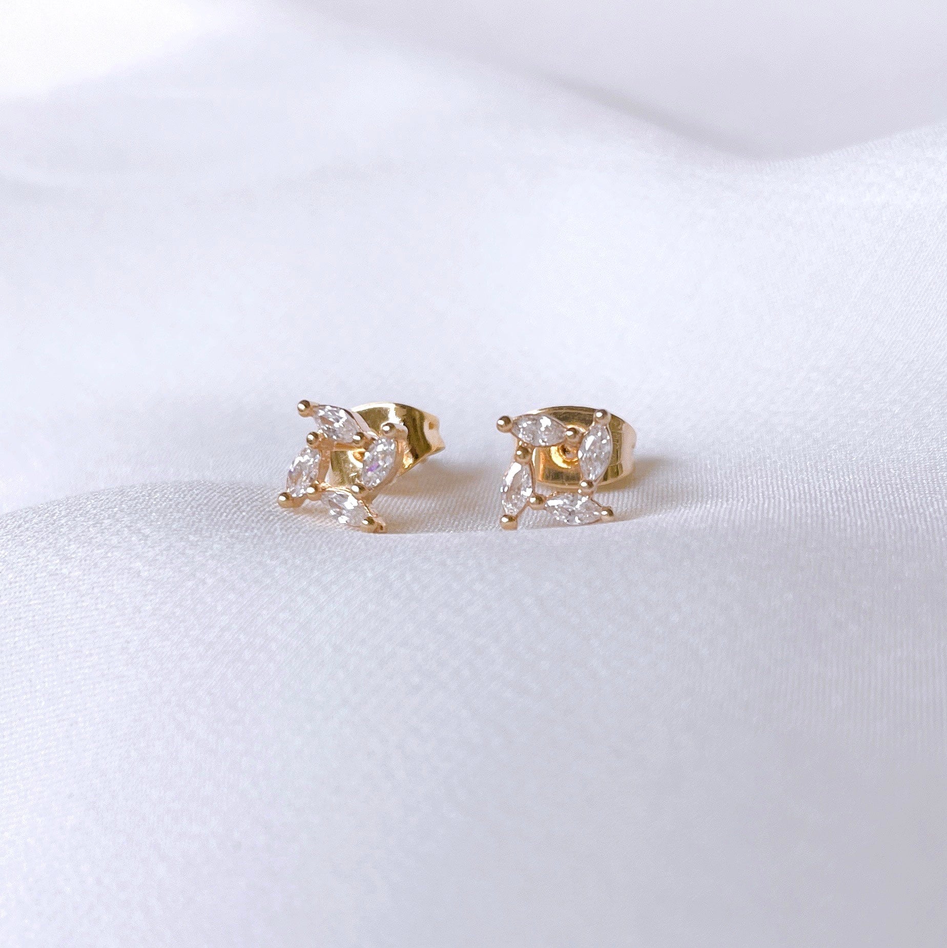 Gold-plated “Chiara” earrings
