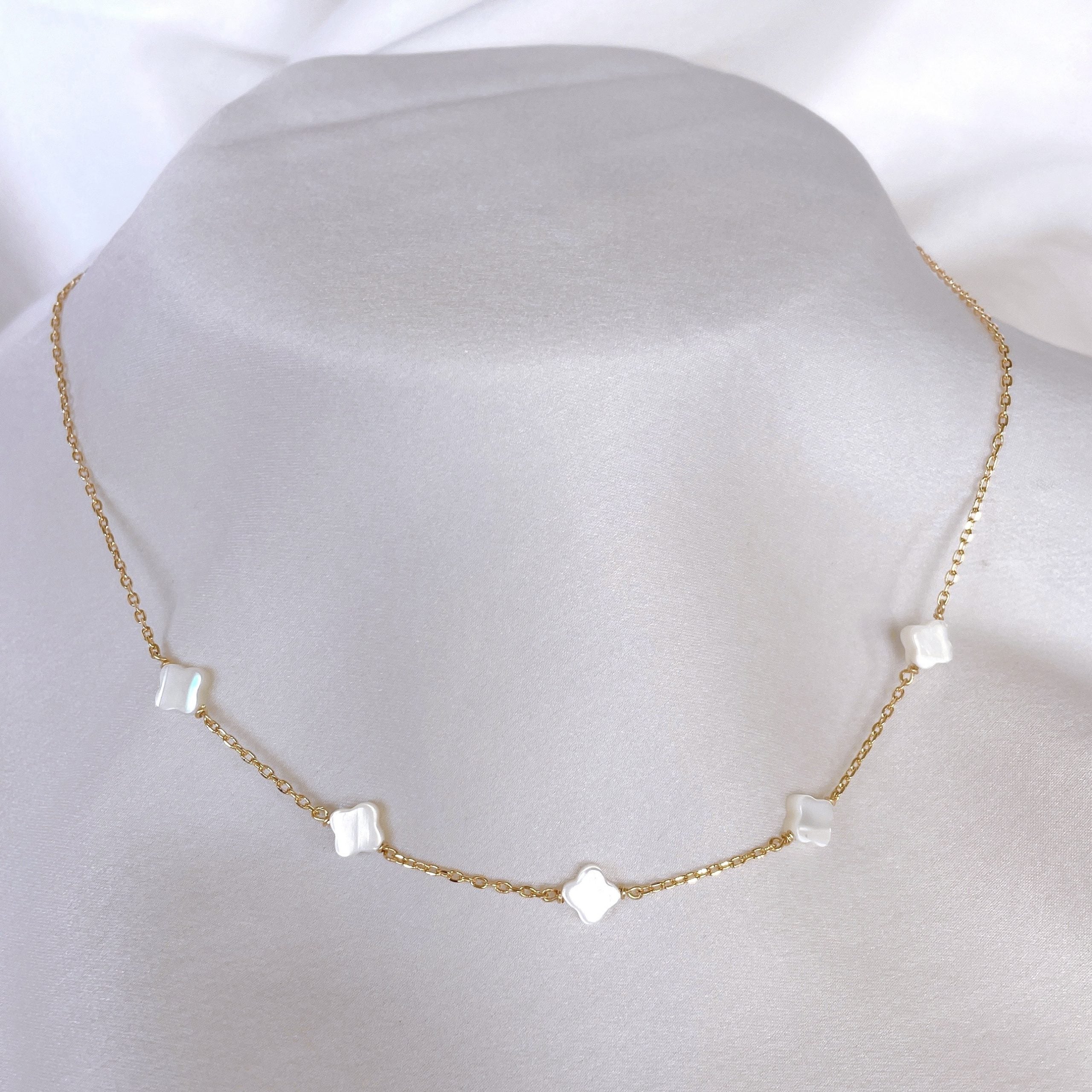 Gold-plated “Bianca” necklace